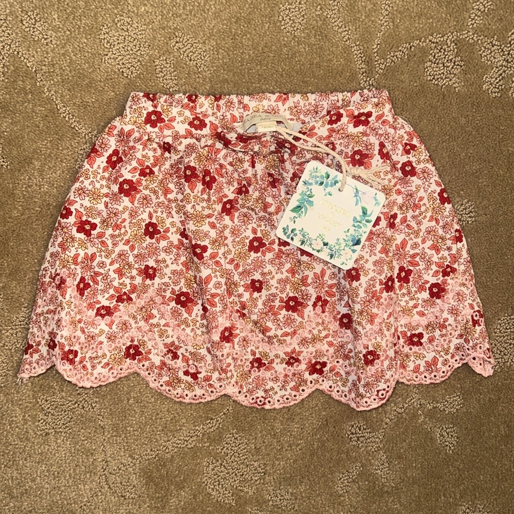 NWT Chelsea & Violet Baby Floral Skirt, 9M